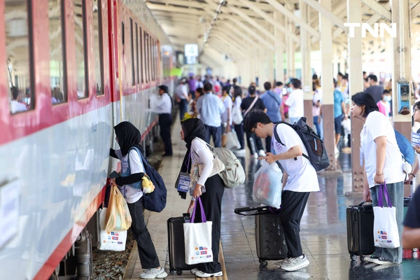รูป-เริ่มแล้ว “รับน้องรถไฟ 2568” สานสัมพันธ์ รุ่นพี่-รุ่นน้อง ด้วยรถไฟขบวนพิเศษ-24
