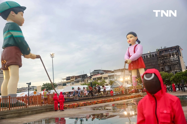 รูป-“โกโกวา” กับแฟนหนุ่ม “ซอลซู” บุกกรุง ชวนคนไทยเล่นเกมกระโดดเชือก ลานคนเมือง เสาชิงช้า-14