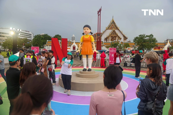 รูป-“โกโกวา” กับแฟนหนุ่ม “ซอลซู” บุกกรุง ชวนคนไทยเล่นเกมกระโดดเชือก ลานคนเมือง เสาชิงช้า-19