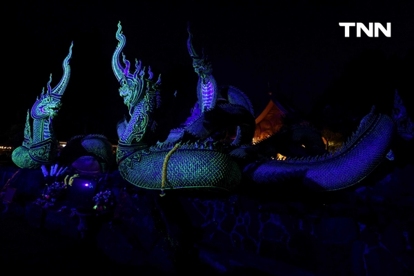 รูป-กระแสแห่งศรัทธาชมความงาม “พญานาคเรืองแสง” ที่ “วัดป่าภูปัง” จุดท่องเที่ยวยามค่ำแห่งของอุบลราชธานี-10