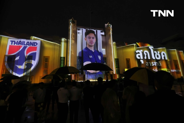 รูป-เปิดตัว 23 นักเตะทีมชาติไทยสุดอลังการผ่าน 3D Mapping ลุยศึก คิงส์ คัพ ครั้งที่ 51-11