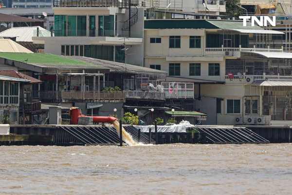 รูป-กทม. เตรียมพร้อมรับมือ 3 สถานการณ์น้ำรุกเมือง น้ำเหนือหลาก น้ำทะเลหนุน และฝนตกหนัก -18