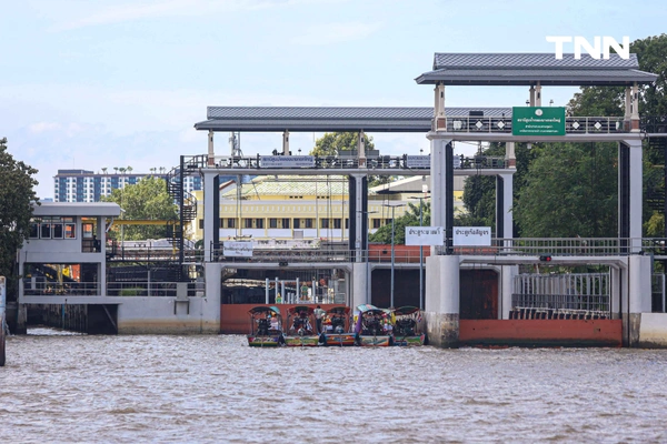 รูป-กทม. เตรียมพร้อมรับมือ 3 สถานการณ์น้ำรุกเมือง น้ำเหนือหลาก น้ำทะเลหนุน และฝนตกหนัก -13