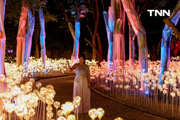 รูป-ณ สัทธา อุทยานไทย เนรมิตงานไฟ "Nasatta Light Festival 2026" สู่ สรวงสวรรค์นางฟ้า สุดตระการตาน้อมนำพระราชดำริด้านอนุรักษ์ของ สมเด็จพระพันปีหลวง-16