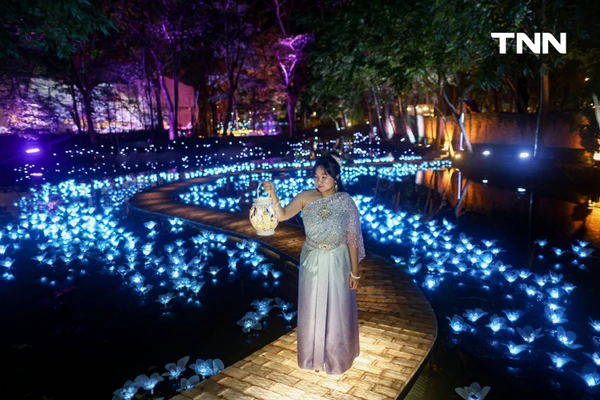 รูป-ณ สัทธา อุทยานไทย เนรมิตงานไฟ "Nasatta Light Festival 2026" สู่ สรวงสวรรค์นางฟ้า สุดตระการตาน้อมนำพระราชดำริด้านอนุรักษ์ของ สมเด็จพระพันปีหลวง-8