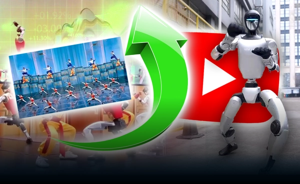 หุ่นยนต์ฮิวแมนนอยด์ "โชว์กังฟู" ทุบสถิติผู้ชมพันล้าน