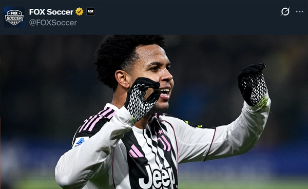 ยูเวนตุสเริ่มต้นคุยแม็คเคนนี่ หวังจับต่อสัญญาฉบับใหม่