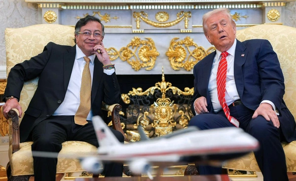 "เปโตร" ผู้นำโคลอมเบียพบ "ทรัมป์" ที่ทำเนียบขาว หลังปะทะคารมกันมาหลายเดือน 