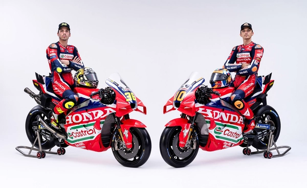 "ฮอนด้า เรซิ่ง" เปิดตัว 4 นักบิด สู้ศึก "โมโตจีพี" 2026