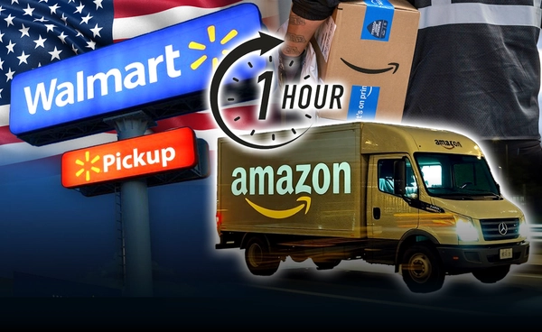 "Amazon" เปิดศึกส่งด่วน 1 ชม. ท้าชน "Walmart"