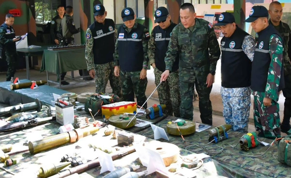 ทร.เปิดหลักฐานทุ่นระเบิดใหม่ต่อผู้สังเกตการณ์ ย้ำเป็นผู้ถูกรุกล้ำอธิปไตย