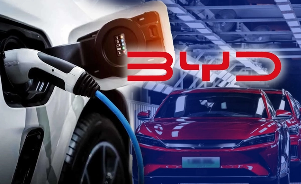 BYD ดันยอดขาย"รถ EV" พุ่งเกือบ 3 เท่าในยุโรป 
