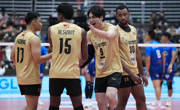ผลวอลเลย์บอล ไทยแลนด์ลีก ไดมอนด์ ฟู้ดฯ ชนะรวด 2 นัด!  เก็บชัยเหนือ ประเสริฐฯ สบายมือ