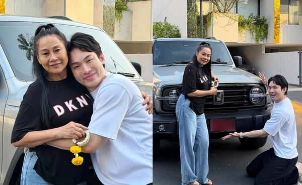 "ดีเจมะตูม" ถอยรถใหม่ป้ายแดง เซอร์ไพรส์วันเกิดคุณแม่ 