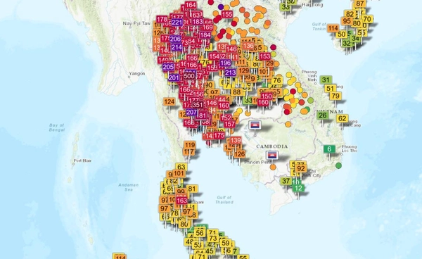 เช้านี้จุดความร้อนพุ่ง  ทำสถิติสูงสุดของปี 