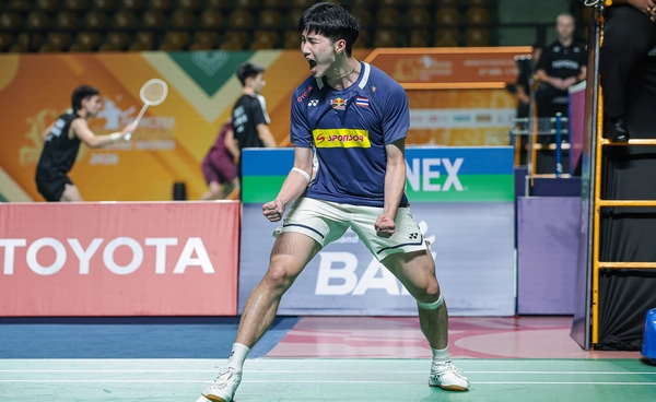 "อิคคิว" ตบชนะ หนุ่มจีน 2 เกมรวด  ได้ลุ้นแชมป์! ไทยแลนด์ มาสเตอร์สฯ  