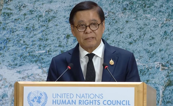 สีหศักดิ์' โต้ 'ปรัก สุคน' กลางเวที UNHRC ชี้สแกมเมอร์เป็นปัญหาเร่งด่วน