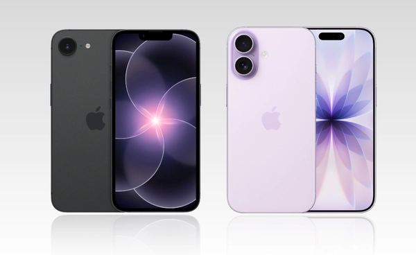 เปรียบเทียบสเปกสมาร์ตโฟน iPhone 17e กับ iPhone 17 ของ Apple