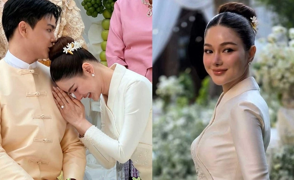 สละโสดอีกคน "กวาง วรรณปิยะ" ควง "เฮ้าส์ ปธานนท์" เข้าพิธีวิวาห์สไตล์ล้านนาหวานฉ่ำ