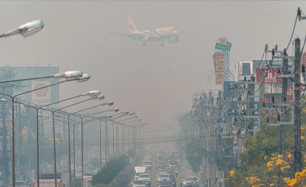 ค่าฝุ่น PM 2.5 วันนี้! เกินมาตรฐาน 41 จังหวัด อยู่ในระดับ "สีแดง" 13 จังหวัด 