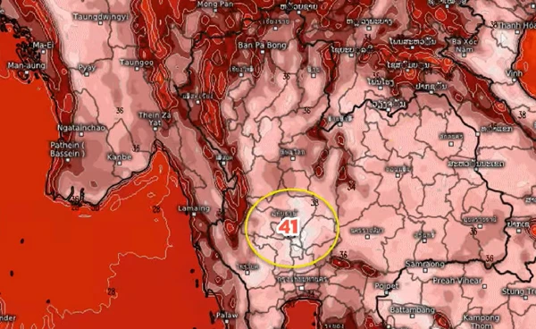 เตือนปลายเดือนมี.ค. อากาศร้อนจัด อุณหภูมิทะลุ 41 องศาฯ