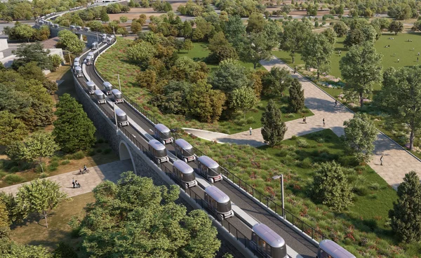 เมืองแอตแลนตานำร่องระบบขนส่งแบบอัตโนมัติรองรับผู้โดยสาร 10,000 คนต่อชั่วโมง