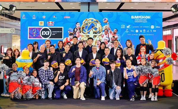 บาสฯ 3x3 กลับมาแล้ว เตรียมสัมผัสประสบการณ์สุดยิ่งใหญ่ใกล้ชิด 16 ทีมระดับโลก ในศึก “ฟีบ้า ทรีเอ็กซ์ทรี สปอนเซอร์ | เรดบูล แชมป์เปี้ยนส์ คัพ 2026”