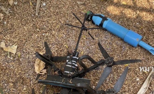 พบโดรนพลีชีพไม่ทราบฝ่ายตกฝั่งแม่สอด