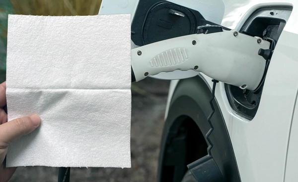 นักวิจัยไทยพัฒนาแผ่นเช็ดหัวชาร์จรถ EV เคลมใช้แล้วลดเสี่ยงไฟลัดวงจร ถนอมหัวชาร์จได้