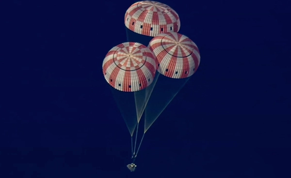 ยาน Orion ในภารกิจ Artemis 2 เดินทางกลับสู่โลกอย่างปลอดภัย