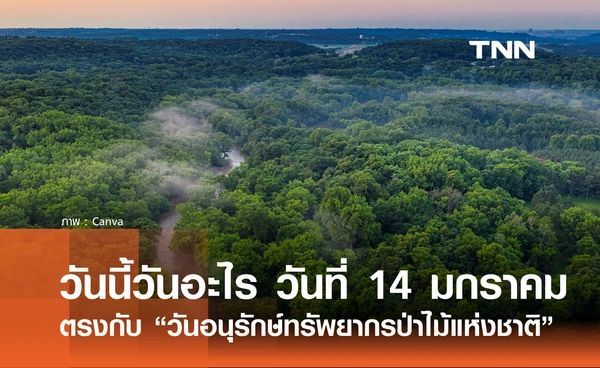 วันนี้วันอะไร วันที่ 14 มกราคม 2569 ตรงกับ “วันอนุรักษ์ทรัพยากรป่าไม้แห่งชาติ” 