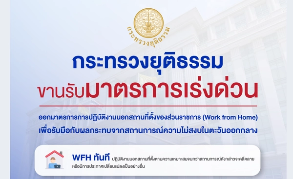 ยธ.ขานรับมาตรการเร่งด่วนรับผลกระทบตะวันออกกลาง 