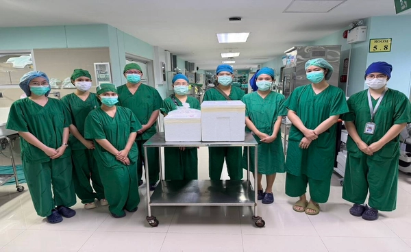 "บริจาคอวัยวะ" สร้างกุศลใหญ่ในวาระสุดท้าย ผู้ป่วยชายวัย 55 ปี ส่งต่อความหวังช่วย 6 ชีวิต