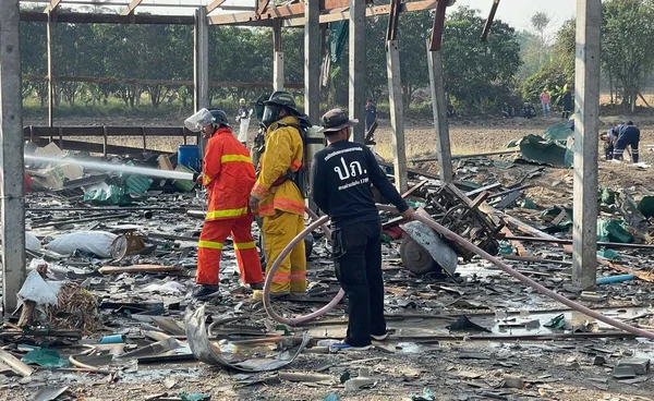ปภ. กำชับเข้มดูแลความปลอดภัย หลังเกิดเหตุพลุระเบิดในจ.สุพรรณบุรี