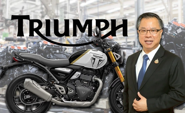 "ไทรอัมพ์" ลงทุนเพิ่ม 4,000 ล้าน ผลิตบิ๊กไบค์