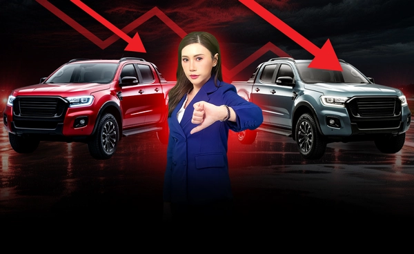  "รถกระบะ" ขายไม่ออก วิกฤตสุดรอบ 24 ปี ภาษีใหม่ซ้ำเติมตลาดไทย 