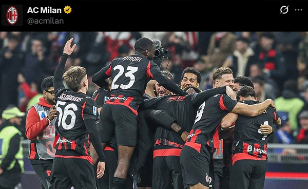 ผลฟุตบอล กัลโช่ เซเรีย อา อิตาลี : มิลานเฉือนอินเตอร์ 1-0 ไล่จี้เหลือแค่ 7 คะแนน