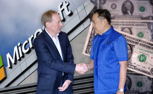 ไมโครซอฟทุ่มอีก 1 พันล้านดอลล์ดันไทยฮับ AI