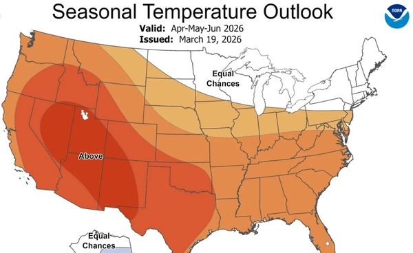 มีนาคมเดือด!  คลื่นความร้อนถล่มสหรัฐฯ  ทำลายสถิติสะเทือนอนาคต