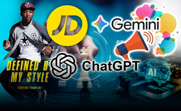 "JD Sports" เดินเกมใช้ AI ดันขายผ่าน Gemini-ChatGPT