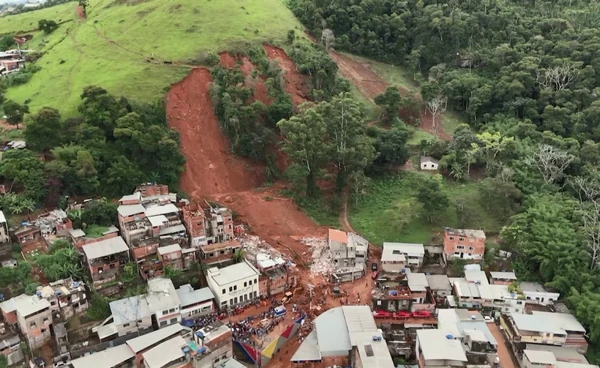 ฝนถล่ม “บราซิล” อ่วม น้ำท่วม-ดินถล่ม พบผู้เสียชีวิต 64 ราย