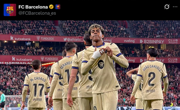 ผลฟุตบอล ลา ลีกา สเปน : ยามาลฮีโร่ซัดชัยให้บาร์ซ่าบุกเฉือนบิลเบา 1-0