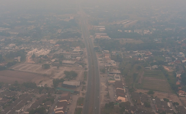 ปภ. เผยช่วง 1 - 2 วันข้างหน้า "ฝุ่น PM 2.5" มีแนวโน้มเพิ่มขึ้นหลายพื้นที่