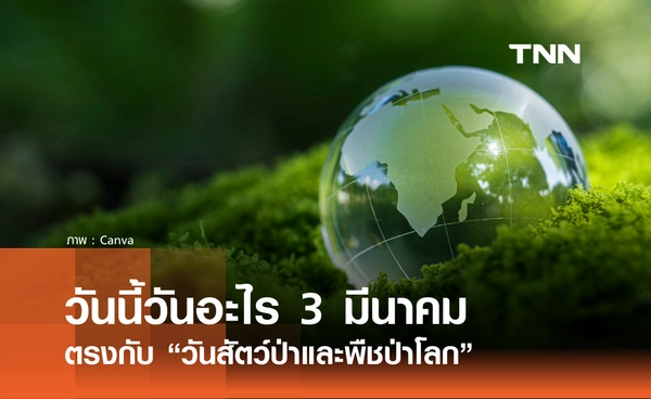 วันนี้วันอะไร วันที่ 3 มีนาคม 2569 ตรงกับ “วันสัตว์ป่าและพืชป่าโลก”