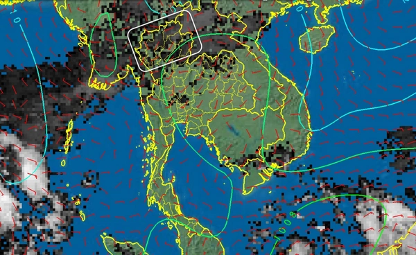 อุตุฯ เตือนไทยตอนบน  ระวังพายุฤดูร้อน 23-25 ก.พ.   