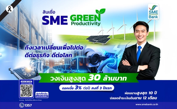 ครม.ไฟเขียว SME D Bank ขยายวงเงินสินเชื่อ  30 ล้านบาท  