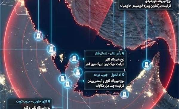 สื่ออิหร่านเผยแผนที่โรงไฟฟ้า เตือนเสี่ยงไฟดับทั้งภูมิภาค  หลังทรัมป์ขู่โจมตีให้เปิดฮอร์มุซ