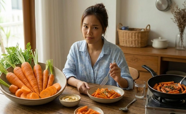 แครอทดิบ vs แครอทสุก  กินแบบไหนดีกว่ากัน