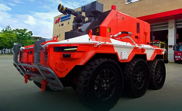 ฮุนได (Hyundai) บริจาคหุ่นยนต์นักดับเพลิงไร้คนขับลุยไฟไหม้แทนคน หวังลดการสูญเสียในเกาหลีใต้