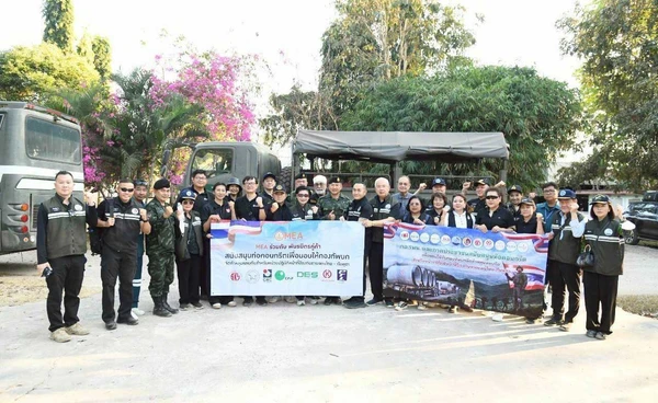 MEA ร่วมสนับสนุนความมั่นคงชายแดน มอบท่อคอนกรีตมาตรฐานสูง สร้างหลุมหลบภัยแก่กองทัพบก